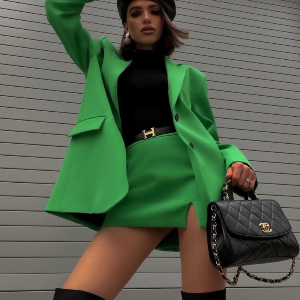 Zara Mini Skirt with Slit
